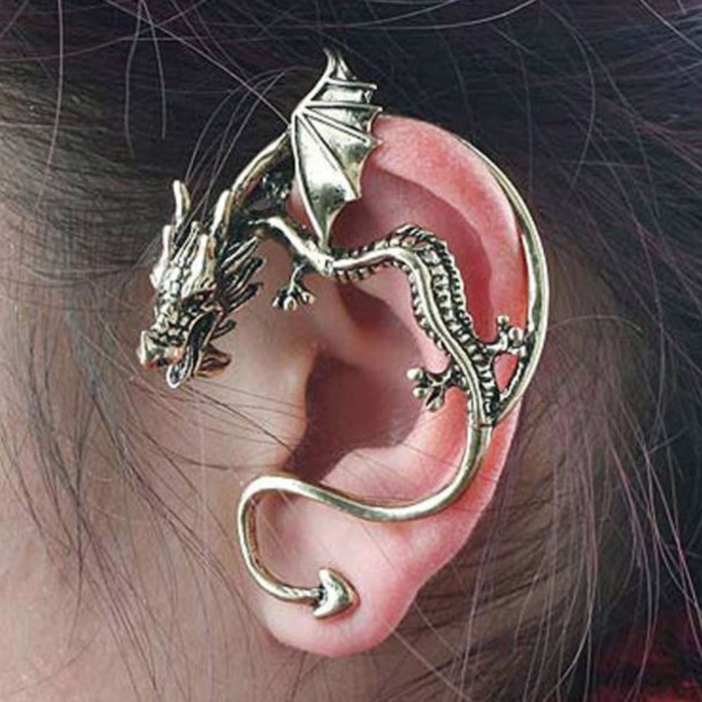 5/$24 🐉 1 Dragon Post Earring - Picture 1 of 8